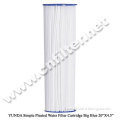 Pleated water filters for swimming pools 20"big blue